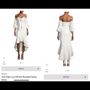 Alexis Zuki High-Low Off-the-Shoulder Dress